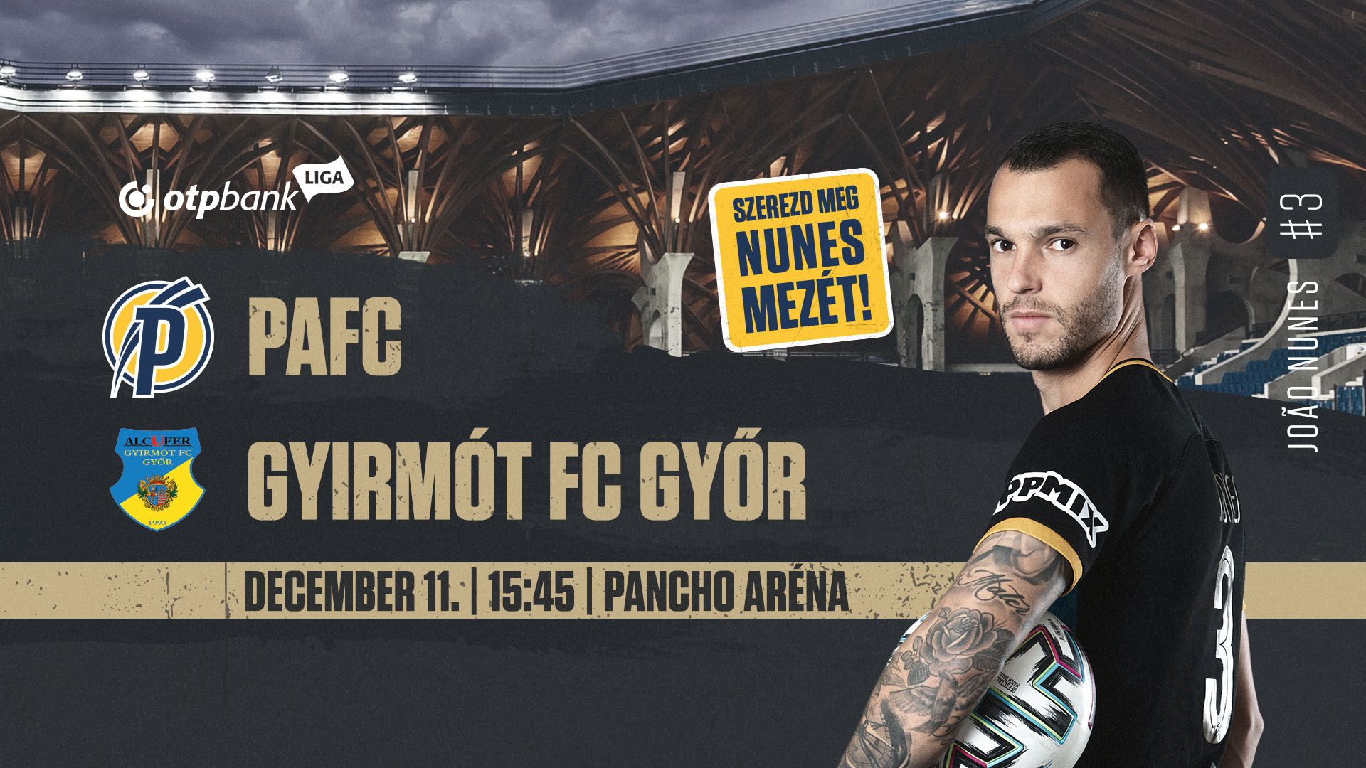 Meccsinfó: PAFC - Gyirmót FC Győr