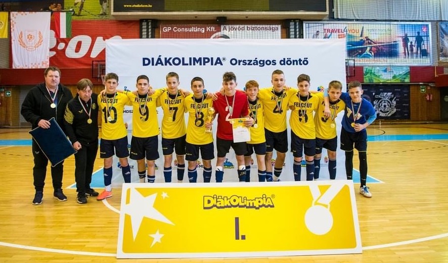 Országos Futsal Diákolimpiai bajnokok lettek iskolásaink