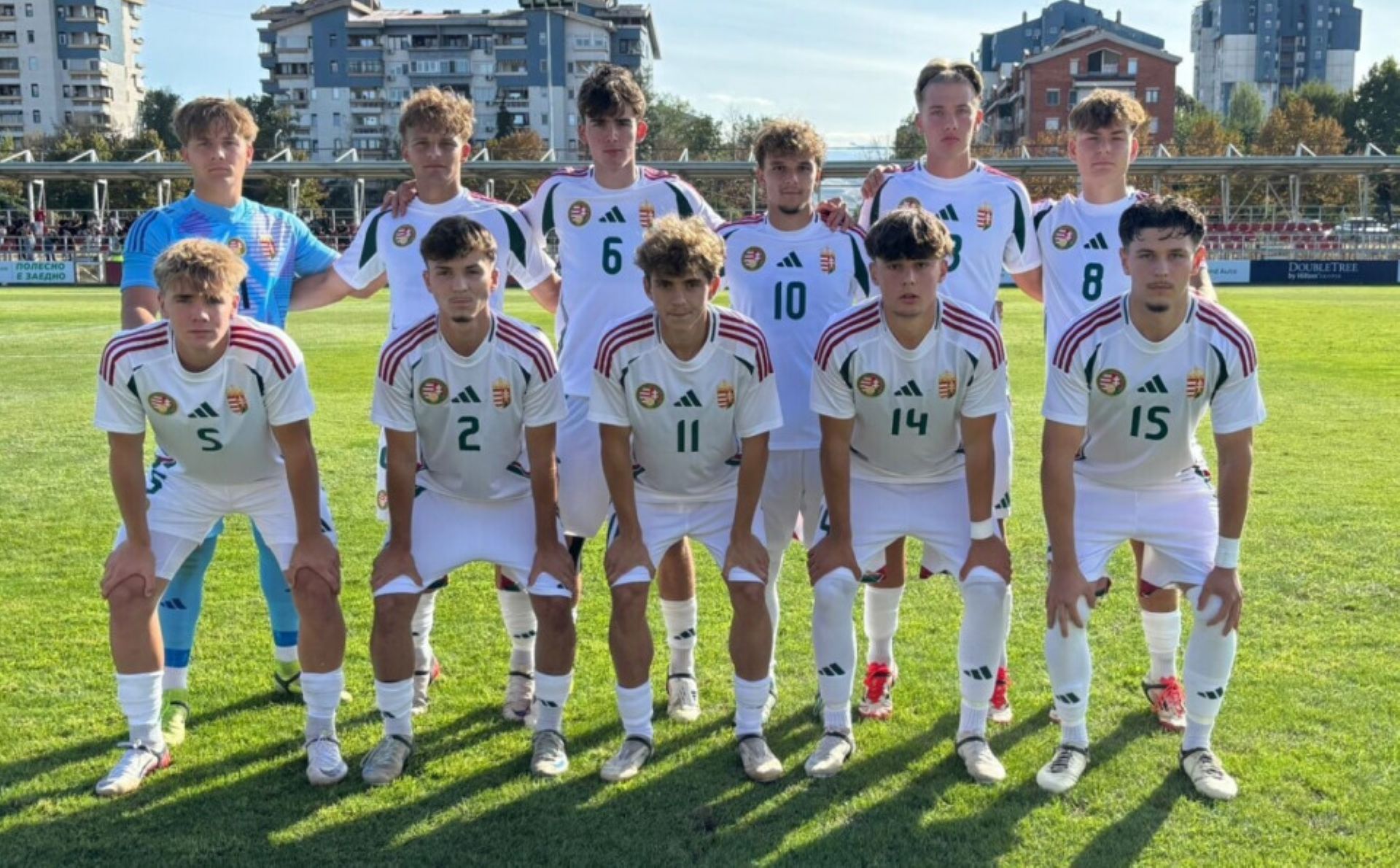U18: Döntetlen Szkopjéban