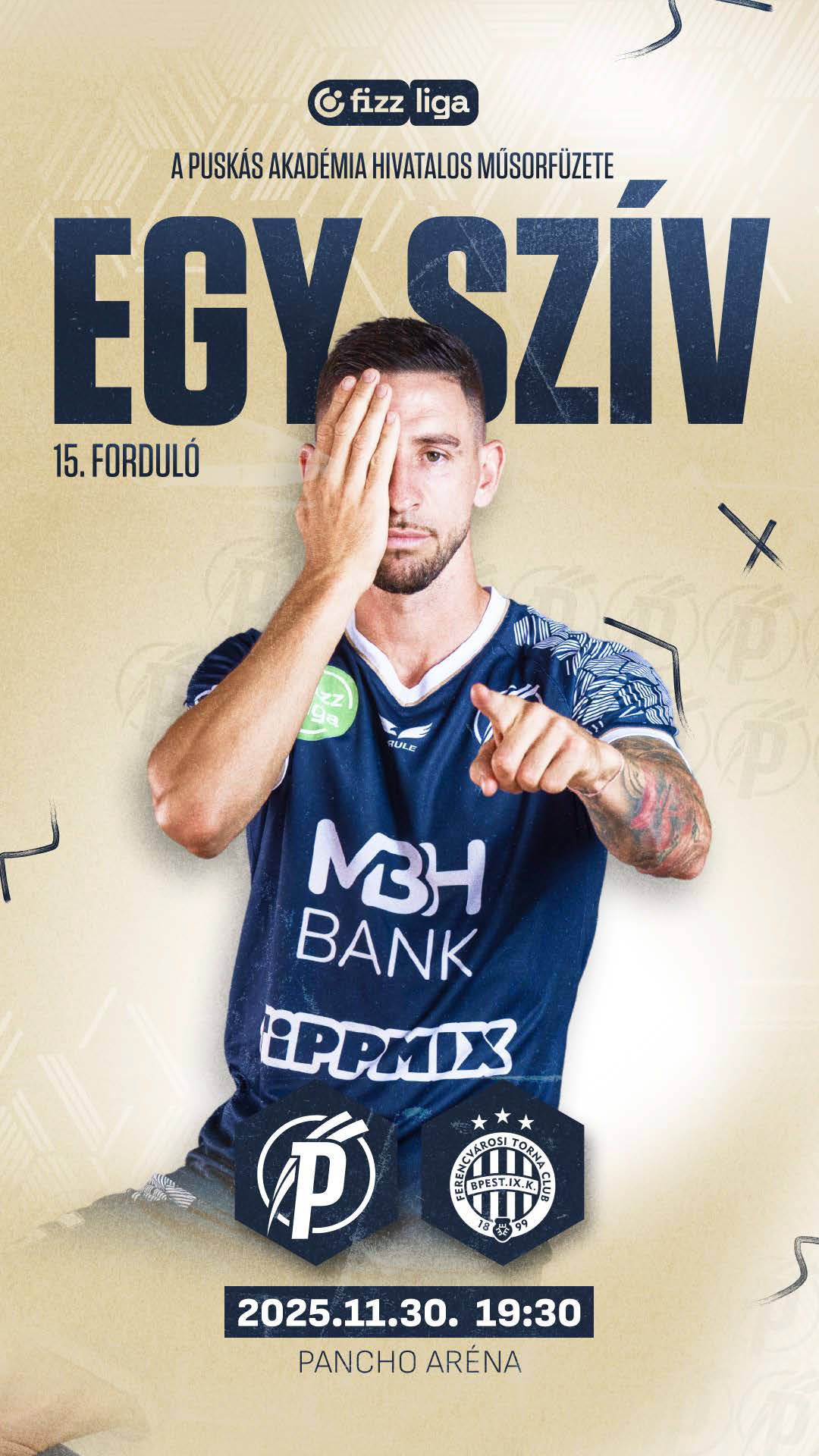 Puskás Akadémia műsorfüzet