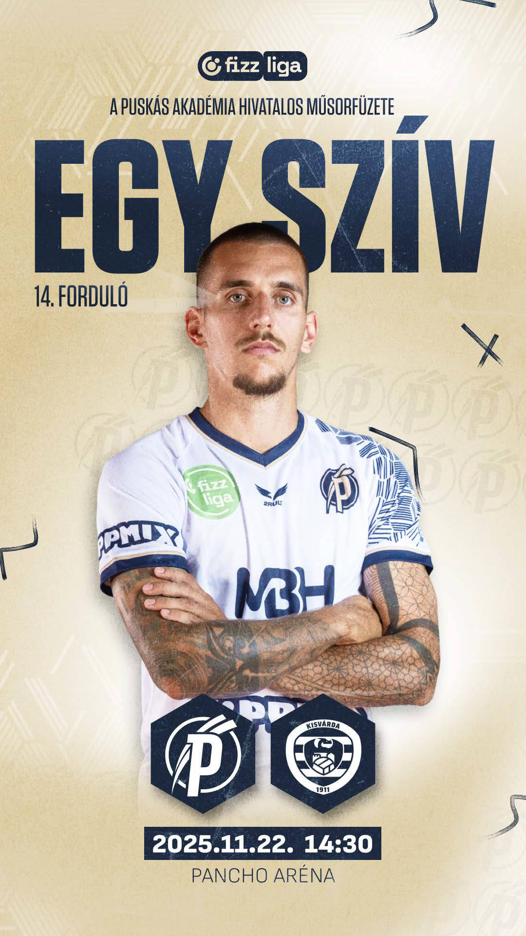 Puskás Akadémia műsorfüzet