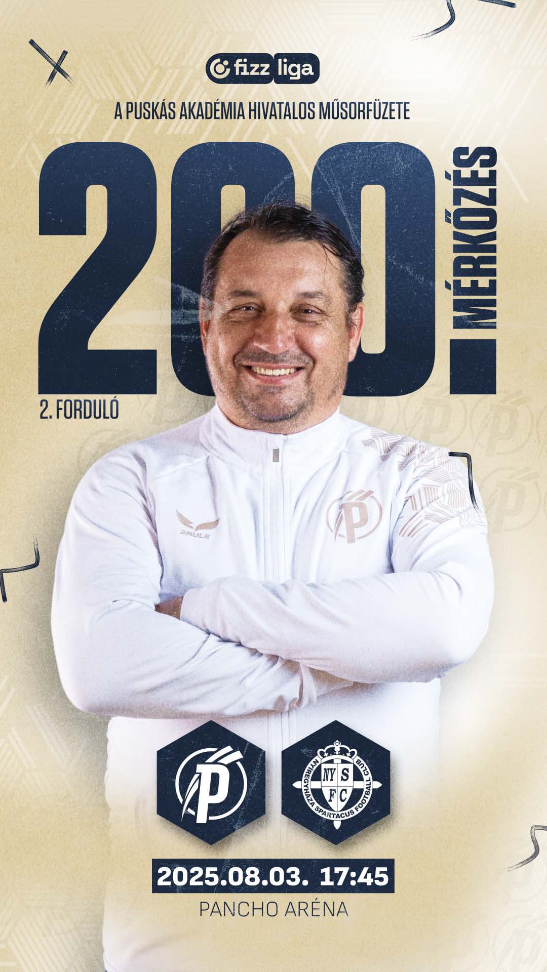 Puskás Akadémia műsorfüzet