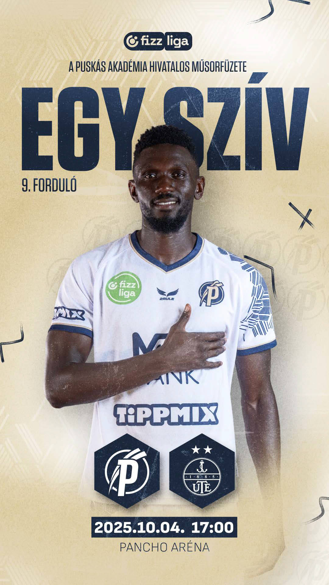 Puskás Akadémia műsorfüzet